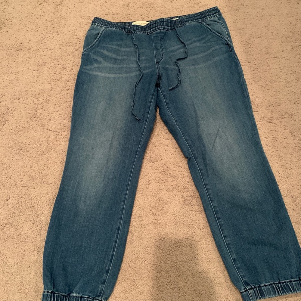 Drawstring, jogger denim pants